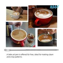 ABBY-1 Set Milk Frother Cup Stainless Steel 20 OZ (600ML),Espresso Steaming Pitchers With Anti-Scald Handle sidabras