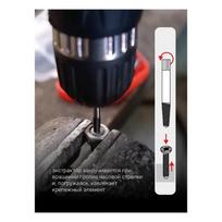 ABBY-Durable Steel Bolt Extractor Set 6Pcs For Damaged Screws 4-25Mm Tool For Easy Removal Ideal For DIY And Repair Projects