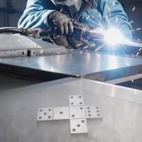 Welding Training Welding Practice Board For MIG TIG Square Welding Coupons Welding Practice Kit Coupons DIY Keywords Measurement China Mainland
