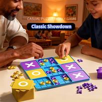 Strategic Upgraded Tic-Tac-Toe Game for Parties - Xs Vs O' Board Game for Boys, Girls, And Families United States