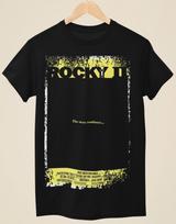 Rocky II - Movie Poster Inspired Unisex Black T-Shirt XL