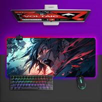 Anime Dororo Mouse Pad RGB Gaming Mouse Pad Desk Mat HD Gamer Large LED Light XXL MousePads RGB600x300x3mm
