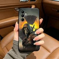S-STALKER 2 Heart of C-Chornobyl Soft Silicone phone Case for Samsung Galaxy A73/A71/A72/A70/A53/A52/A51 - Black Samsung a12