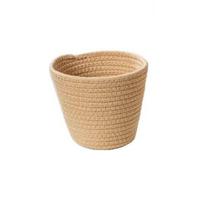 Modern Cotton Rope Woven Basket Nordic Style Weaving Planter Woven Flowerpot  Office Decoration S ruda