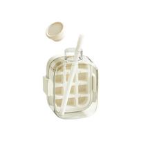 Easy Release Ice Cube Mold No Touch Design Ice Make Bottle Cooling Cup Water Bottle  Home 500 ml white
