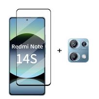6in1 Glass For Redmi Note 14S Full Cover Tempered Glass Redmi Note 14S Screen Protector Phone Lens Film Redmi Note 14S For Redmi Note 14S