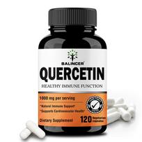 Quercetin 1000 Mg Dietary Supplement, 120 Herbal Extracts Capsules Per Bottle 120 Capsules