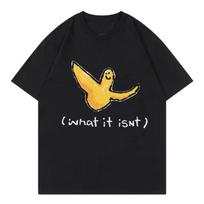 2026 Womens SummerSouth Korea What It Isnts Tshirt Short Sleeved Tshirt Little Flying Man Brand Tshirt Harajuku Tshirt Clothing S įvairiaspalvis