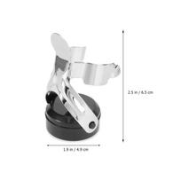 3Pcs Stainless Steel Wine Bottle Stopper Sealer Easy Insert Reusable Bottle Plug for Cava Sparkling Wine sidabras