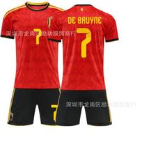 2526 World Cup new Belgium home jersey No. 7 De Bruyne football jersey 10 Lukaku jersey #16