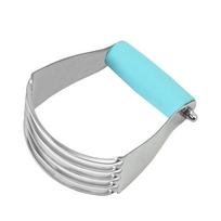 Stainless Steel Dough Blender Heavy Duty Dough Masher Baking Tools Pastry Cutter  Kitchen Use mėlyna