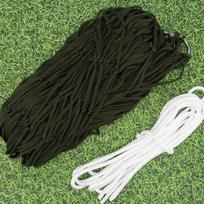 Portable Nylon Rope Net Hammock Breathable Camping Hanging Bed With Metal Rings For Outdoor Hiking Travel Garden 1Hammock + 1Rope paparčio žalios spalvos