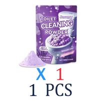 Powerful Toilet Descaler Bathroom Cleaning Powder Fresh Scent Foam Coverage for Limescale Removal Stain Free 100g Eco Friendly 1 Pcs