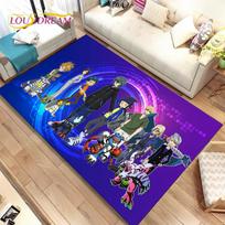 Cartoon Digimon Adventure Area Rug Large,Carpet Rug for Living Room Bedroom Sofa Doormat Decoration, Non-slip Floor Mat Cover 3D 40x60cm(15x23in)