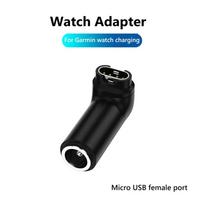 C tipo / Micro / ios USB įkroviklio adapteris, skirtas Garmin Fenix ​​7/6/5 Instinct 2S Venu 2 Plus EPIX forerunner 745 Watch Charging Converter kaip parodyta spalva