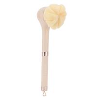 Electric Body Brush 6 Heads 3 Speeds Detachable Handle IPX6 Rechargeable Shower Body Scrubber Brush geltona