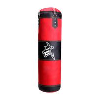 Bounce Back Sandbag Haing Pressure Relief Martial Arts Boxing Bag with Metal Chain Hook Resist-Hitting Foldable Sports Equipment