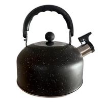 Whistling Tea Kettle, Tea Pots For Stove Top Food Grade Stainless Steel With Wood Pattern Folding Handle, Loud Whistle Kettle