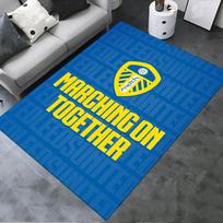 2025 Naujas Leeds United Kilimas Svetainei Miegamajam Namų Sofos Dekoras, Vaikų žaidimų Neslystantis Grindų Kilimėlis66 40x60cm( 15x23in )