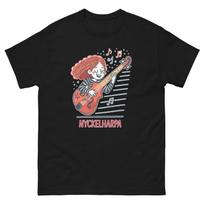 Nyckelharpa Musical Instrument Illustration T-Shirt XL