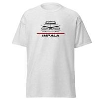Premium T-Shirt For Chevrolet Impala 1959 Classic Car Fans Birthday Gift Tee XL