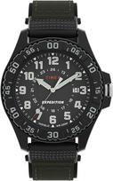 TIMEX Men's Expedition Watch TW4B26400009J Green Strap Black Dial Acrylic Lens 100m Water Resistant žalia