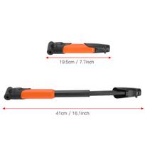 DUUTI Mini Portable High-Strength Plastic Bicycle Air Pump Bike Tire Inflator Super Light Accessories MTB Road Bike Cycling Pump oranžinė