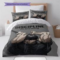 Jujutsu Kaisen Bedding Set Duvet Cover Polyester Bed Set Comforter Cover Pillowcase Twin Full Queen Soft Zipper -QJY 135x200cm