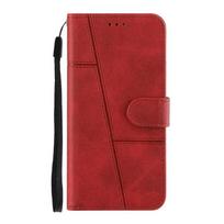 For Realme 14 Pro Plus Case Flip Wallet Book Cover for Coque Realme 14 Pro+ Realme14Pro 14pro Plus 14X Protect Phone Case Funda Realme 14 Pro raudona