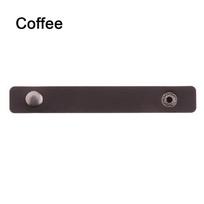 5 Pcs Leather Cable Winder Wire Ties Cord Organizer Cable Strap Tie Wrap Cord Management Holder Keeper Earphone Wrap