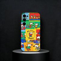 Cute M-Maisy Mouse Phone Case For Samsung S25,24,23,22,30,21,10,9,Ultra,Plus,FE 5G Black Soft Case Samsung S20ULTRA5G