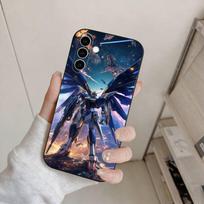 Gundam Anime  Phone Case For Samsung Galaxy A73,A72,A71,A70,A53,A52,A51,Others Soft Black Cover Samsung a40