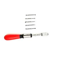 B-Est Ratchet Screwdriver Set- Red Handle, 3Pcs, 45 Steel, Non-Magnetic& Non-Insulated