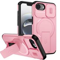 Wefor for Motorola Moto Edge 2026 G 5G G Play G Power Stylus Case with Camera Cover and Kickstand, Compatible with Magnetic For Moto Edge 2024 rožinė