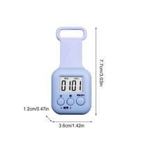 LED Digital Magnetic Stopwatch Versatile Timer Clock for Kitchen, Gym & Classroom, Time Counter for Cooking Yoga Outdoor Sports mėlyna