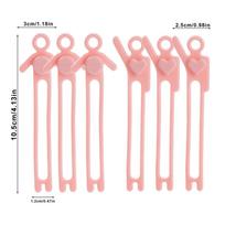 6PCS Cable Organizer Earphone Clip Charger Cord Management Silicone Wire Manager Holder Data Line Bobbin Winder Straps