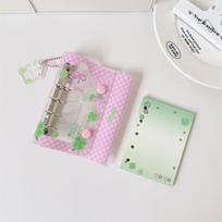 Daily Planner Paper Refill Spiral Binder Binder Inside Page Korean Style Looseleaf Notebook  Diary rožinė