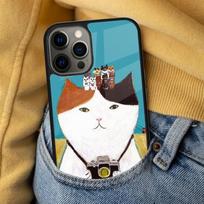 Funny Cat Art Soft Phone Case for iPhone 17 Air 16e Pro max 15 Pro 13 14 Plus 11 12 MagSafe Magnetic Coque iPhone 13pro