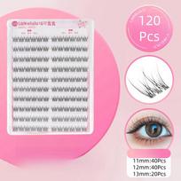 Curled Glue Free Fake Eyelashes Comic Eye Individual Fake Eyelashes  Make Up Style B