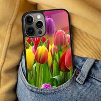 Tulip Flower Soft Phone Case for iPhone 17 Air 16e Pro max 15 Pro 13 14 Plus 11 12 MagSafe Magnetic Coque iPhone 17pro