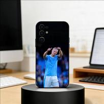 F-Football E-Erling H-Haaland Phone Case For Samsung S25,S24,S21,S22,S23,S30,Ultra,S20,Plus,Fe,Lite,Note,10,Black Cover Samsung S24ULTRA
