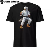Unisex Karate Eagle T-Shirt Mens Womens Tees Top | Softstyle Tee Gildan | Martial Arts Animal Design L