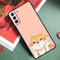 Shiba Inu Cute Cartoon Art Phone Case For Samsung Galaxy S24 Ultra S9 S10 S20 S21 S22 S23 S25 Plus S24 FE Back Cover Galaxy S24