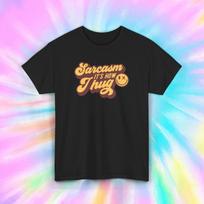 Sarcasm It's How I Hug Funny Retro Humor Graphic T-Shirt Mens Womens Tees Top S-5XL 2XL