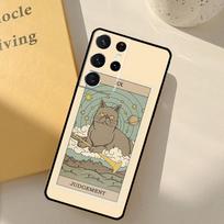 The Empress Tarot Cat Art Print Phone Case For Samsung Galaxy S25 S20 S21 S22 S23 S24 Ultra S9 S10 Plus S25 FE Cover Shell Galaxy S20