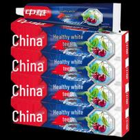 Zhonghua Healthy White Baking Soda Fruit Flavor Toothpaste (4-Pack)