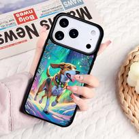 Shiba Inu Dalmatian Dog Starry Night Phone Case For IPhone 17 16e 15 14 13 12 11 Pro Max Air Mini Soft Protective Cover iPhone17 Pro