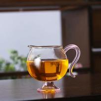 Exquisite 200ML Glass Fair Cup Tea Pitcher Chahai Justice Cup Tea Ceremony Tea Cup Kung Fu Tea Set Accessories 200ml rožinė