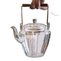 Heat-resistant Glass Brewing Teapot, Teapot, Household Tea Set, Beam-lifting Kettle, Tea Maker, Electric Ceramic Stove, Teapot