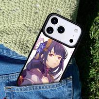Genshin Impact Raiden Shogun phone case cover Compatible with for IPhone 17air 16e 15 14 13 12 11Pro Max 17 Air iPhone17 Pro